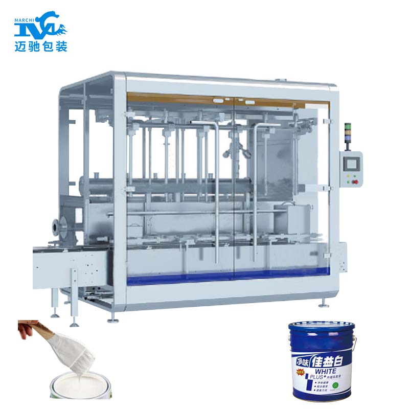 全自動乳膠漆灌裝（zhuāng）機的（de）相關知識普（pǔ）及