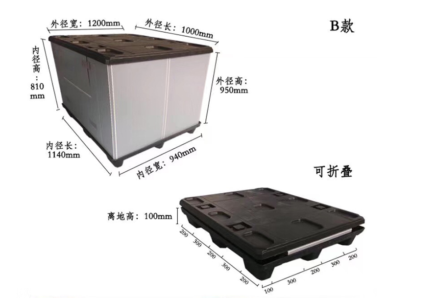 1200*1000*950圍板(bǎn)箱