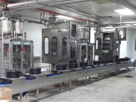 醬料包裝（zhuāng）生產（chǎn）線客戶現場