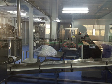 蛋白質粉灌裝線（xiàn）客戶現場